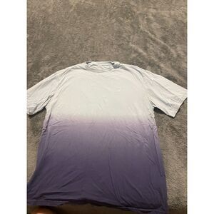 💜 American Eagle Light Blue & Purple Gradient Shirt – Size M